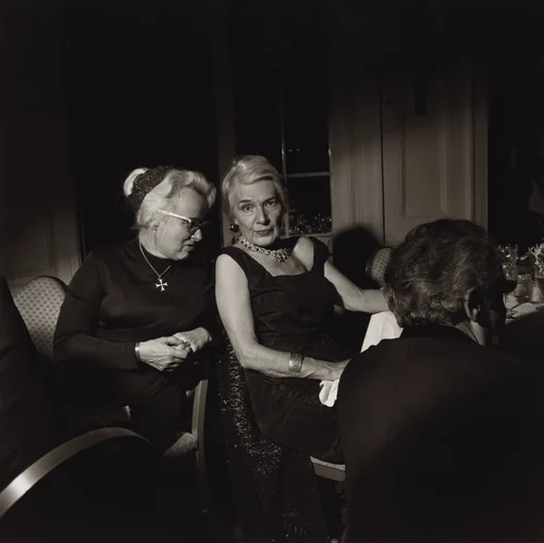 Russian Ball, New York City by Larry Fink, photograph, 1977