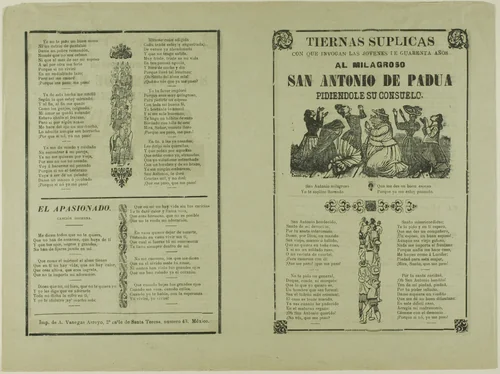 Heartfelt Pleas by José Guadalupe Posada, print, 1890-1899