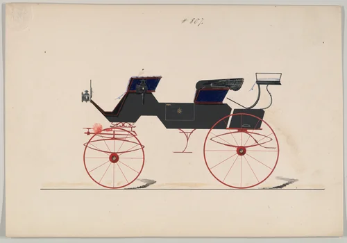 Drag #807 by Brewster & Co., drawing, 1850-1870