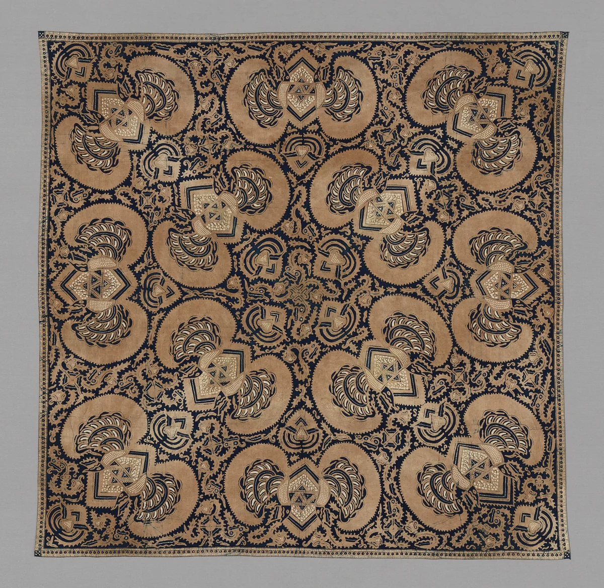 Iket (Headcloth) by Indonesia Java, textile, 1801-1900