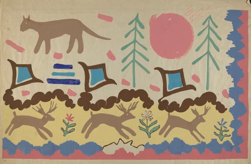 Textile by American 20th Century, index of american design, 1935-1942