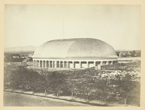Great Mormon Tabernacle, Salt Lake City by Andrew J. Russell, photograph, 1868-1869