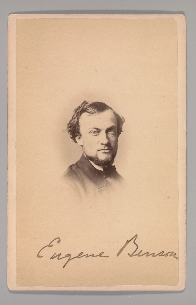 [Eugene Benson] by Maurice Stadtfeld, photograph, 1860-1869