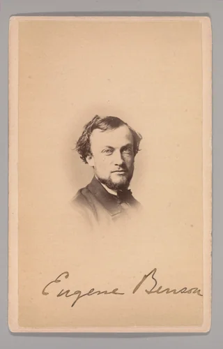 [Eugene Benson] by Maurice Stadtfeld, photograph, 1860-1869
