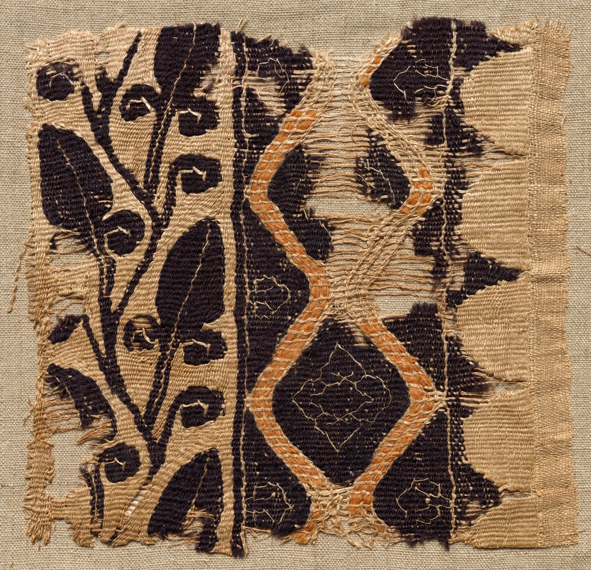 Fragment of a Large Cloth, Perhaps a Pallium by Unknown, textile, 400-599