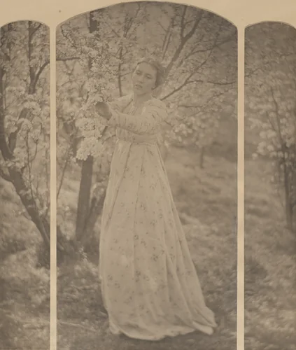 Spring—A Triptych by Clarence H. White, photograph, 1898
