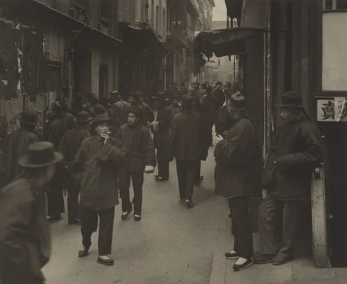 The Street of the Gamblers by Arnold Genthe, photograph, 1896