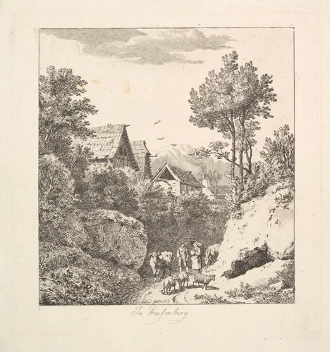In Regenberg by Johann Christoph Erhard, print, 1815