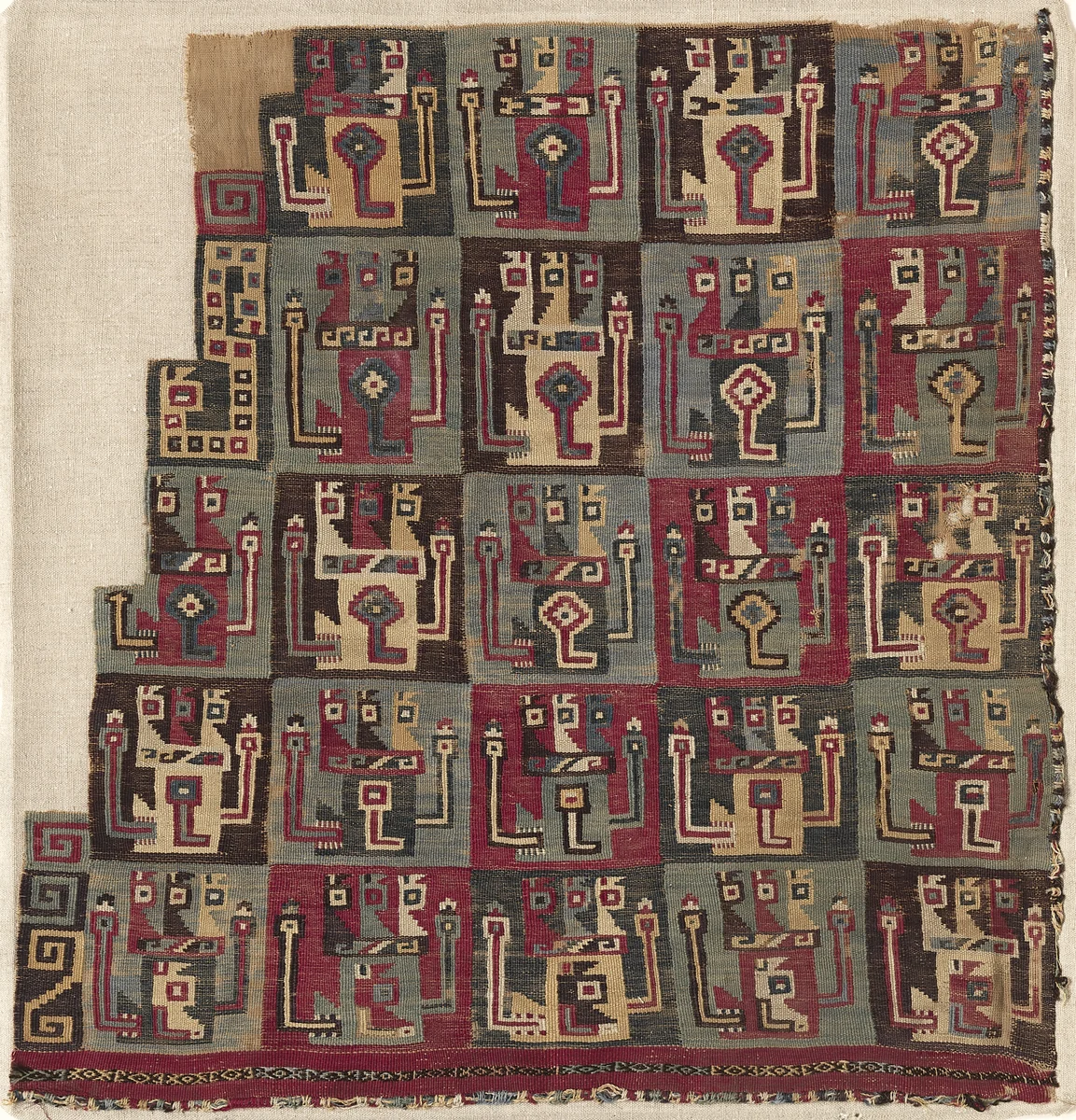 Mantle Corner Fragment by Unknown, textile, 700-1100