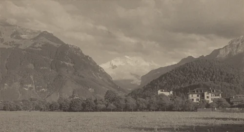 From the Höheweg, Interlaken by Alfred Stieglitz, photograph, 1894
