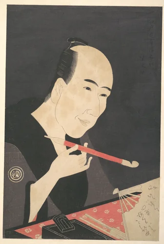 The Writer Santō Kyōden (a.k.a. Kitao Masanobu) by Chōkyōsai Eiri (鳥橋斎栄里), print, 1785-1805