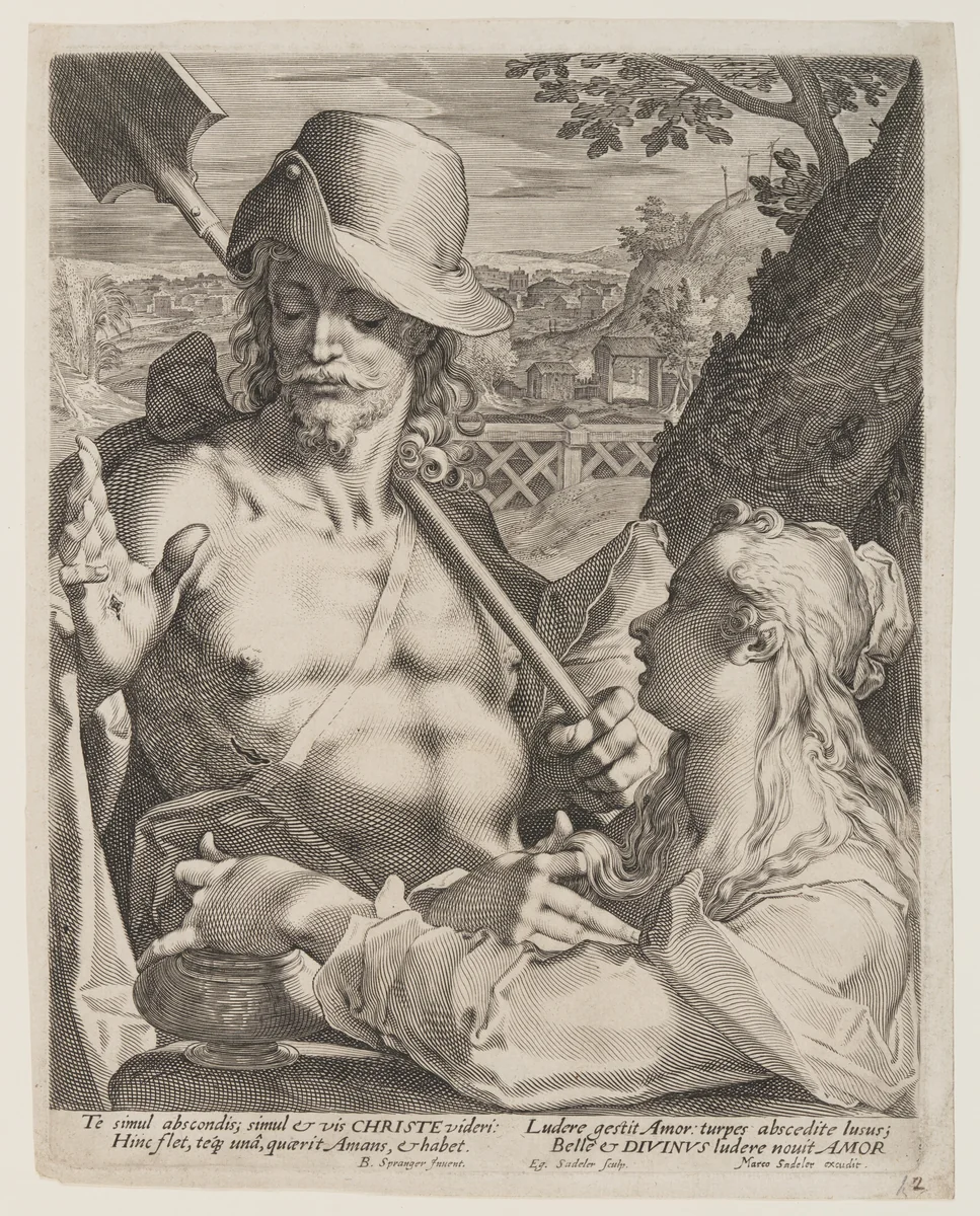 Noli Me Tangere by Aegidius Sadeler II, print, 1600
