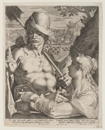 Noli Me Tangere by Aegidius Sadeler II, print, 1600