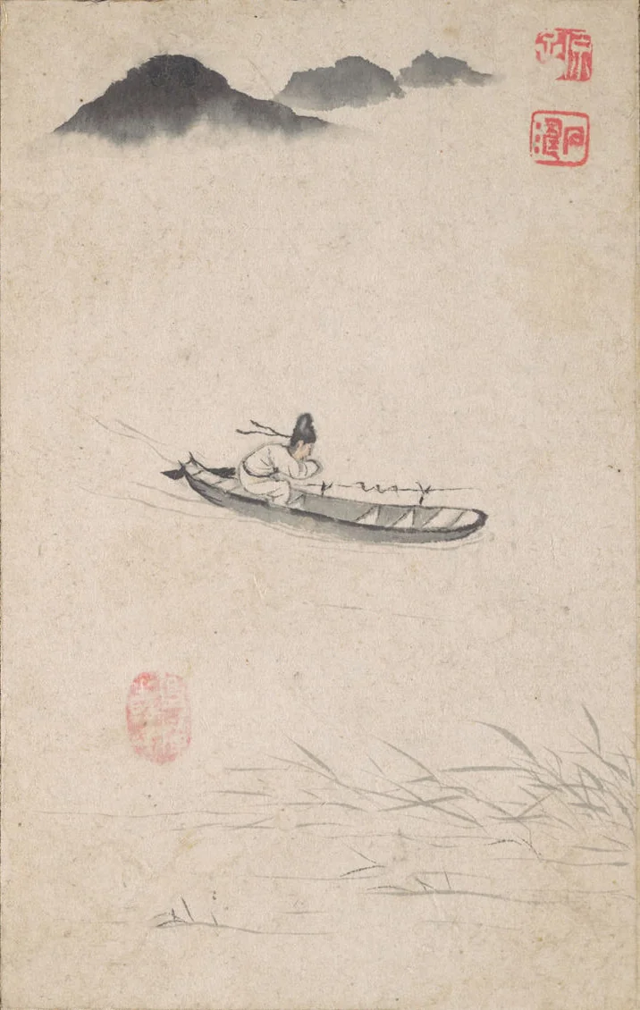 Returning Home by Shitao, painting, 1685-1715