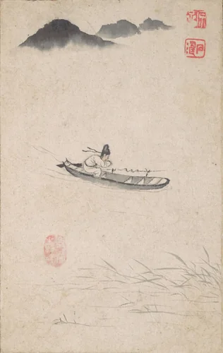 Returning Home by Shitao, painting, 1685-1715