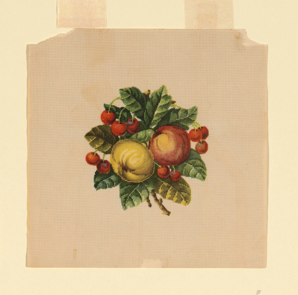 Probably a Design for Needlepoint by United States, textile, 1801-1900