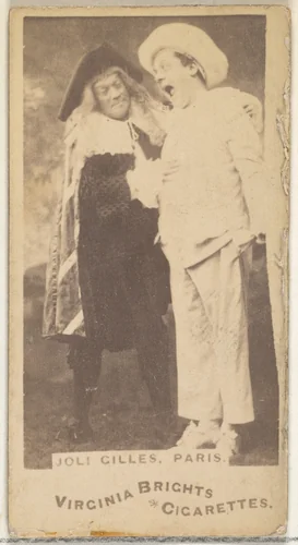 Joli Gilles, Paris, from the Actors and Actresses series (N45, Type 1) for Virginia Brights Cigarettes by Allen & Ginter, photograph, 1885-1891