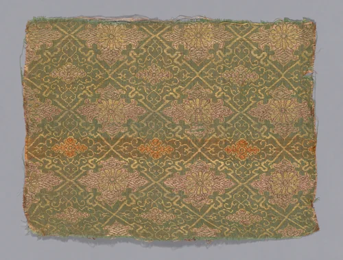 Fragment by Japan, textile, 1675-1725