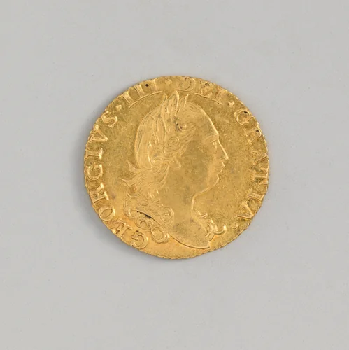 George III half guinea by Thomas Pingo, metalwork, 1778