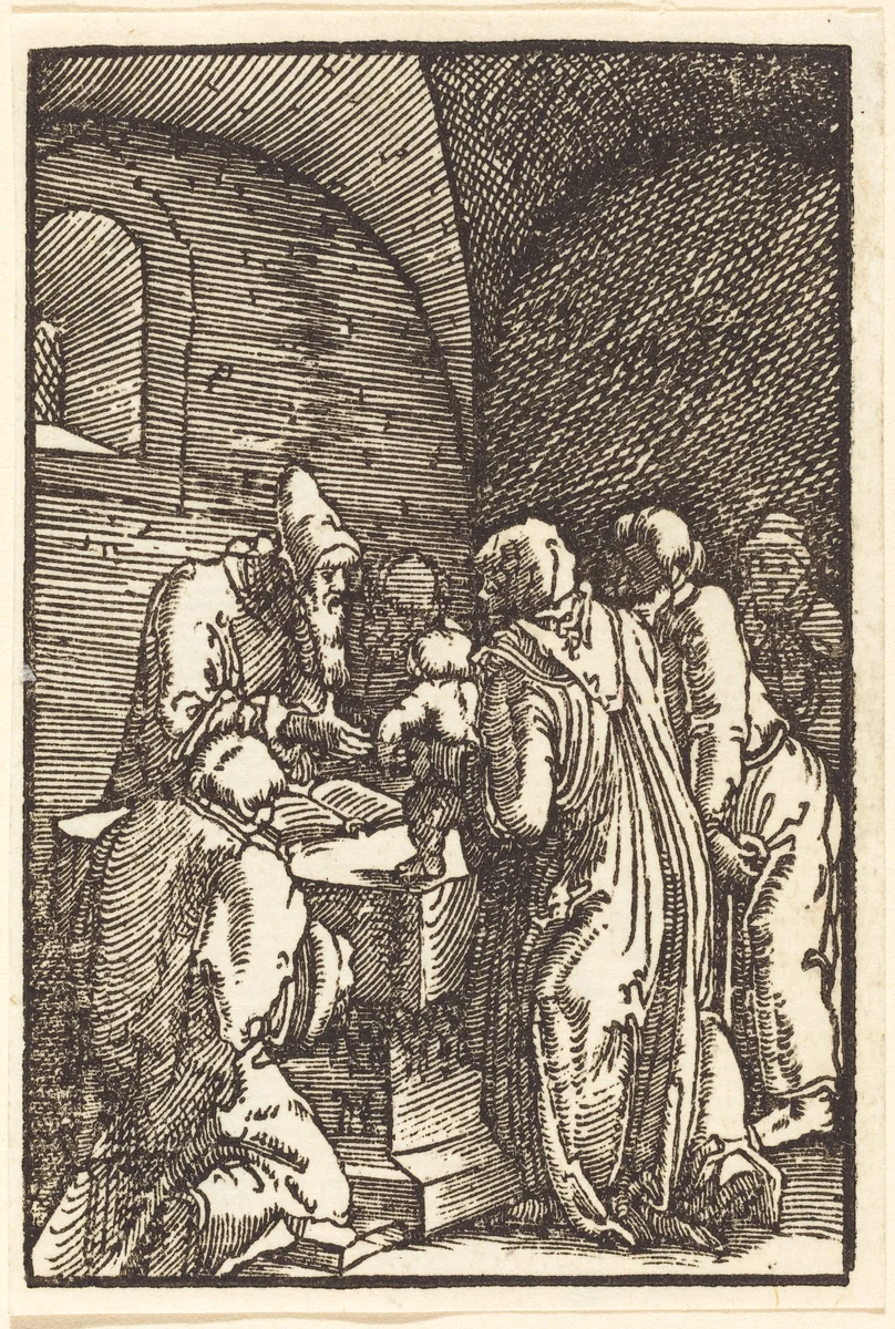 The Presentation of Christ in the Temple by Albrecht Altdorfer, print, 1513