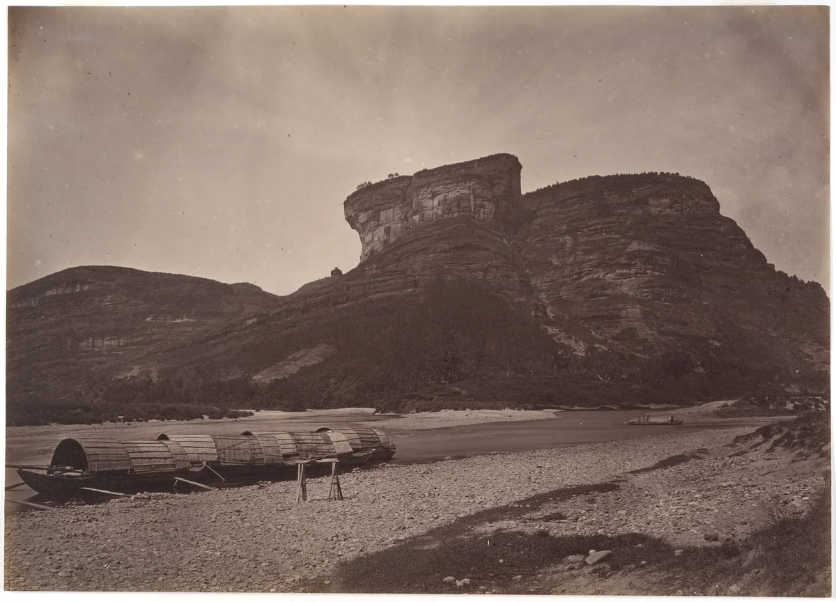 Temple of Tai-wang at Wu ü near Sing Chang Tea Mart by Lai Afong, photograph, 1869