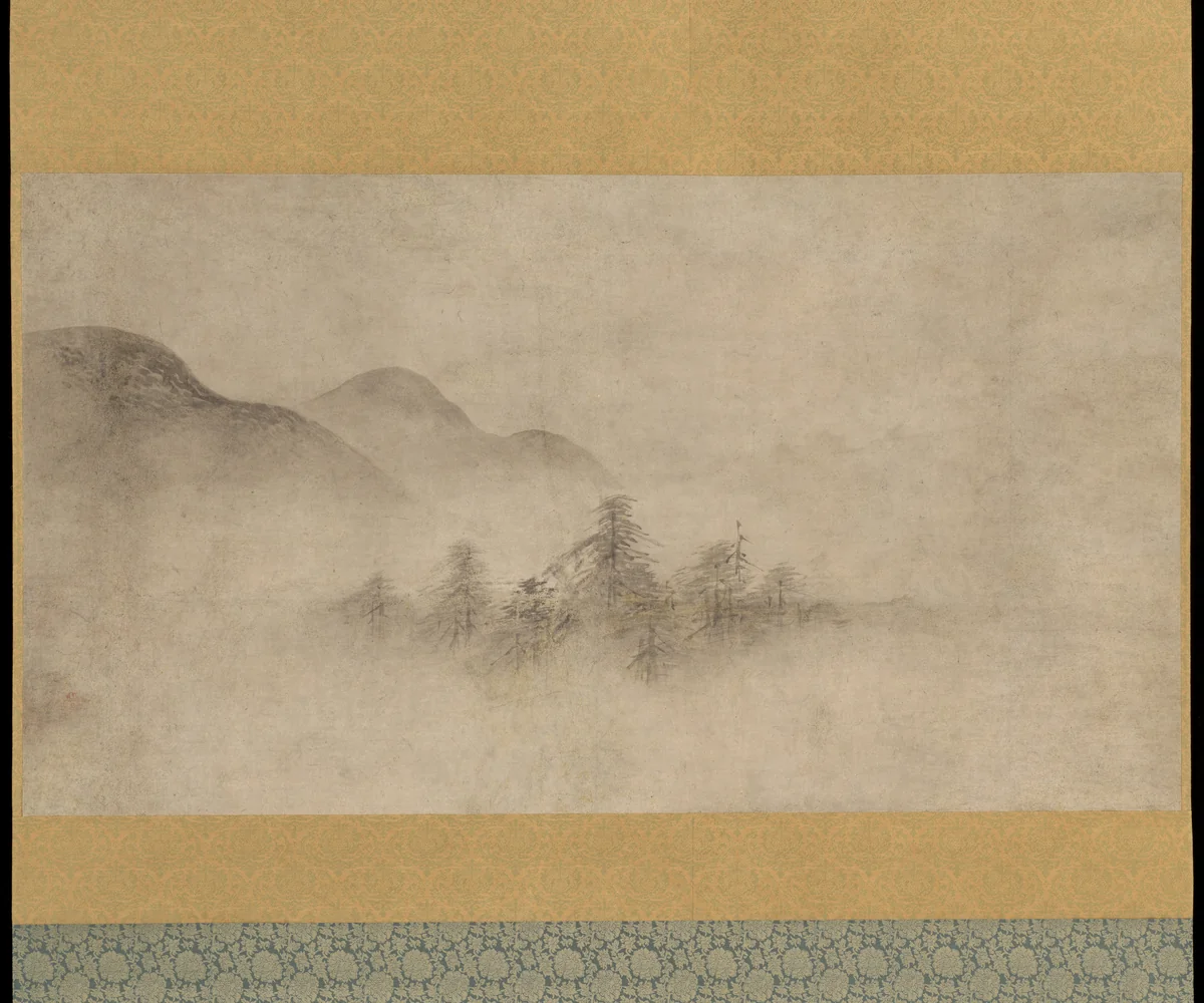 Landscape by Kano Motonobu (狩野元信), painting, 1500-1573
