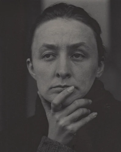 Georgia O'Keeffe by Alfred Stieglitz, photograph, 1918