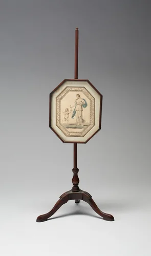 Pole Screen with Venus and Cupid by England, other, 1775-1799