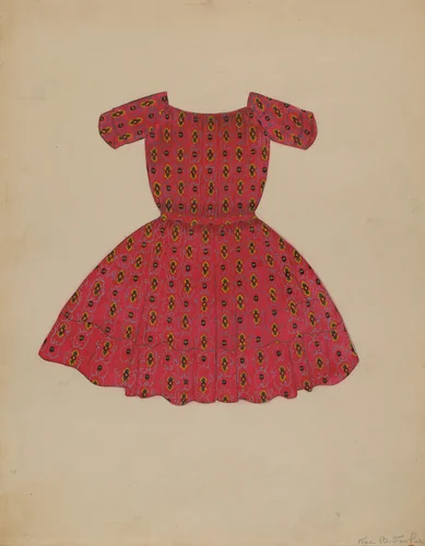 Child's Dress by Catherine Fowler, index of american design, 1936