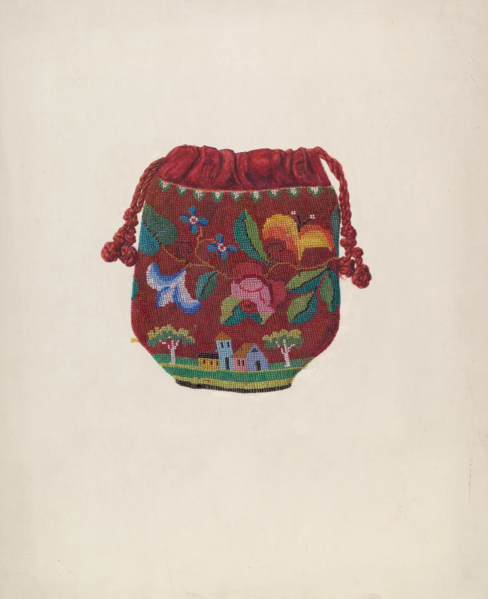 Bag by Harriette Gale, index of american design, 1940