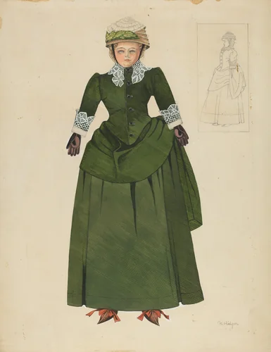 Doll by Grace Halpin, index of american design, 1936