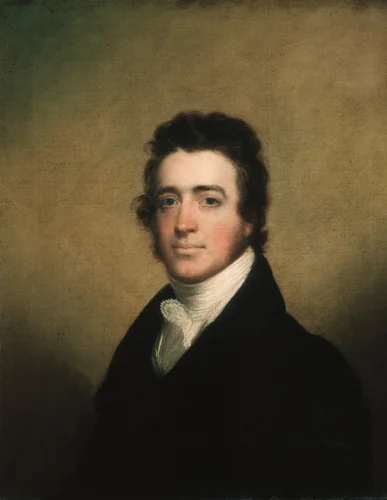Augustus Washington Clason by John Wesley Jarvis, artwork, 1817-1820