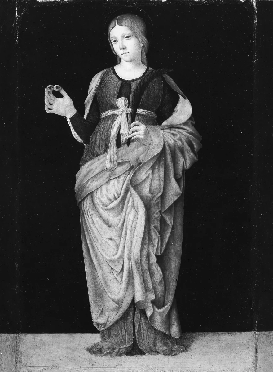 Saint Lucy by Francesco Zaganelli, painting, 1499-1532