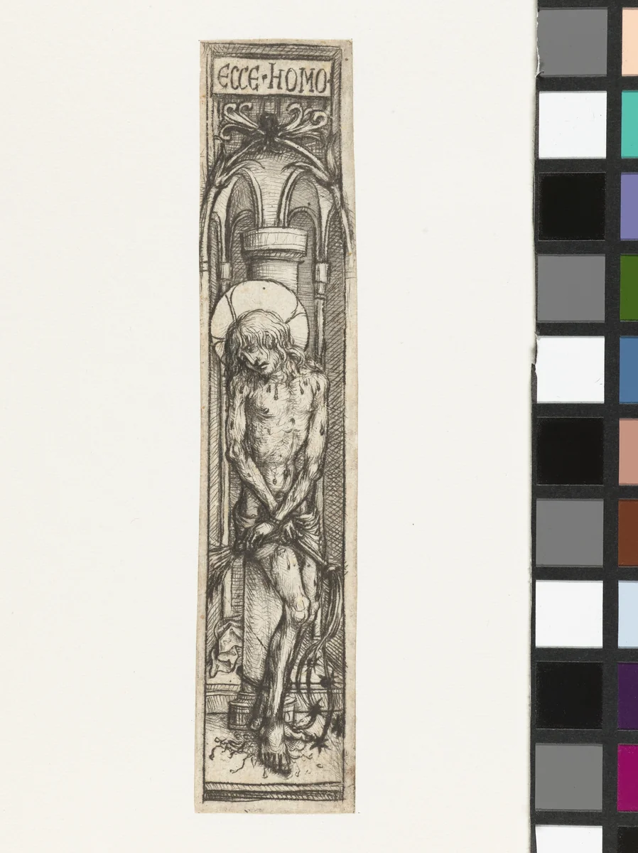 Christus aan de geselpaal by Meester van het Amsterdamse Kabinet, print, 1488-1492