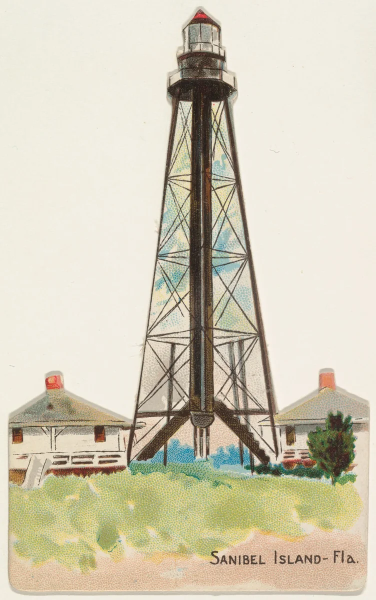 Sanibel Island, Florida, from the Lighthouses series (N119) issued by Duke Sons & Co. to promote Honest Long Cut Tobacco by W. Duke, Sons & Co., print, 1889
