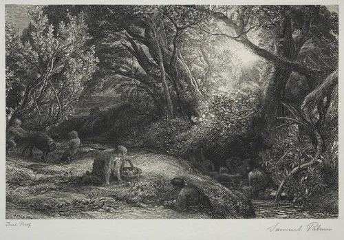 The Morning of Life by Samuel Palmer, print, 1860-1861