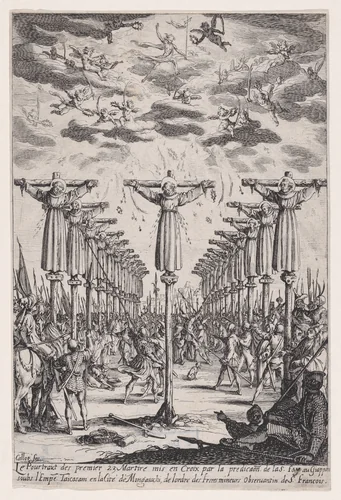 Les Martyrs du Japon (The Martyrs of Japan) by Jacques Callot, print, 1622-1632