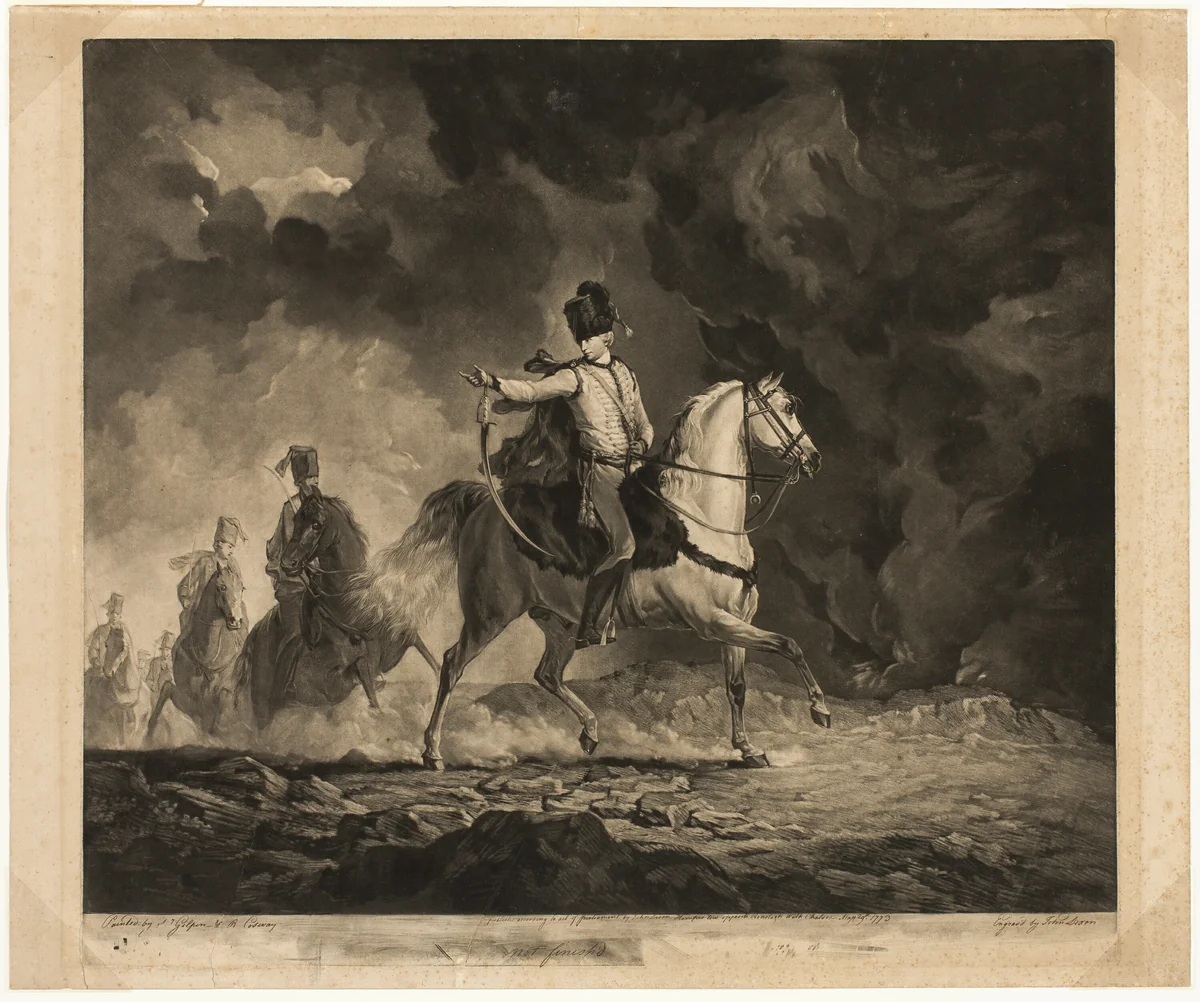 William John, Earl of Ancrum by John Dixon, print, 1773