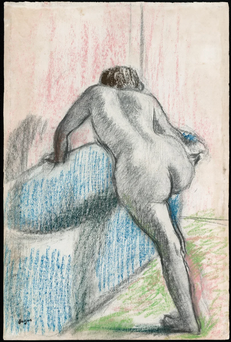 The Bath by Edgar Degas, print, 1892-1895