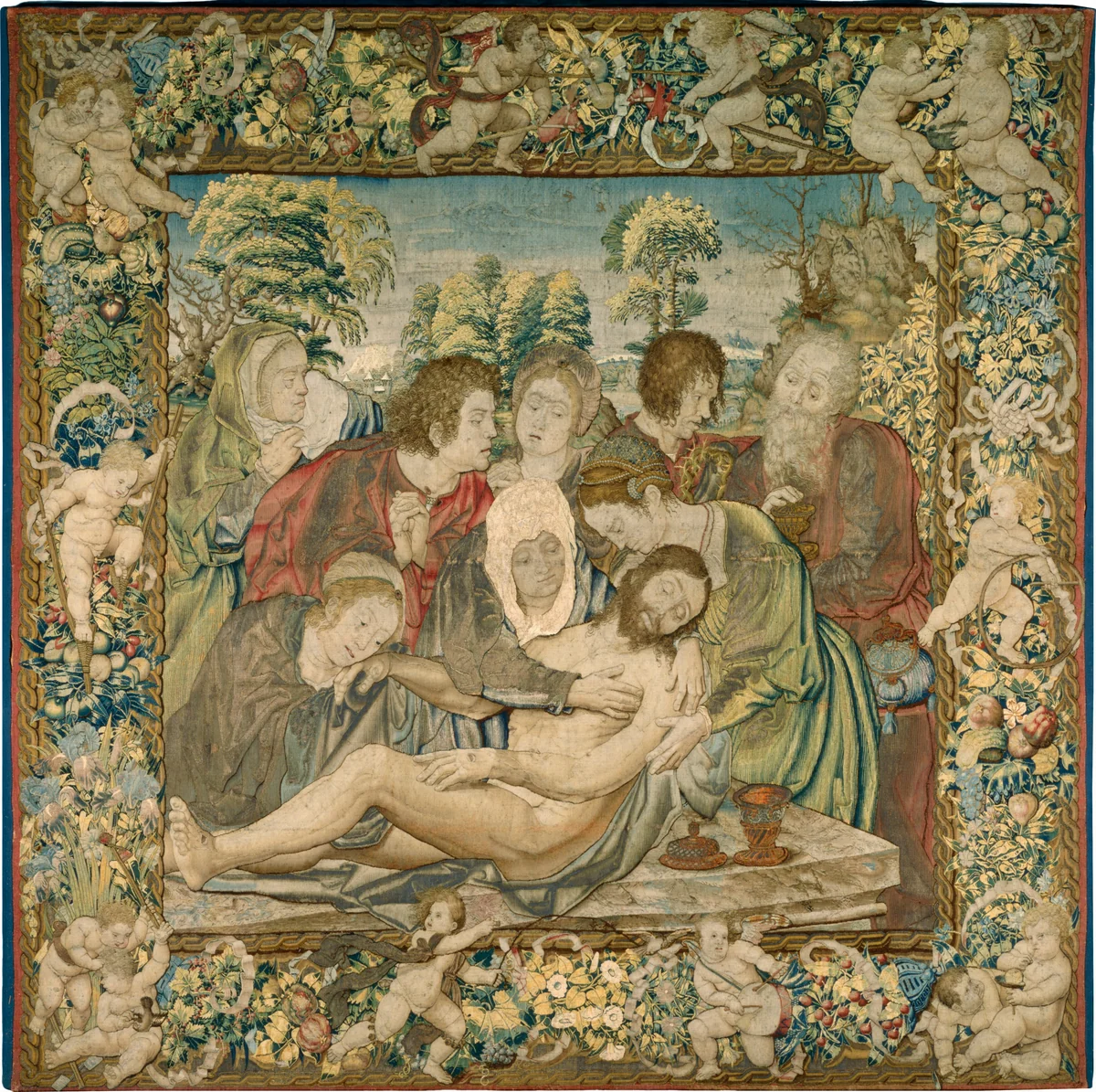 The Deposition by Bernard van Orley, decorative art, 1520