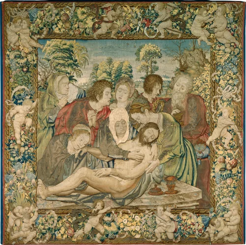 The Deposition by Bernard van Orley, decorative art, 1520