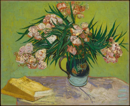 Oleanders by Vincent van Gogh, painting, 1888