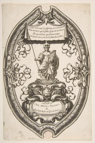 Virtue: Athena by Abraham Bosse, print, 1637