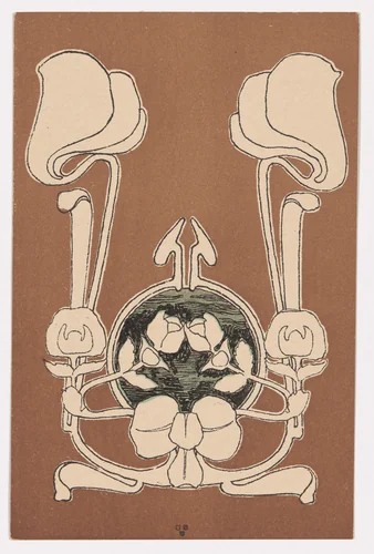 Wiener Künstler-Postkarte Serie 1/4 by Koloman Moser, design, 1898