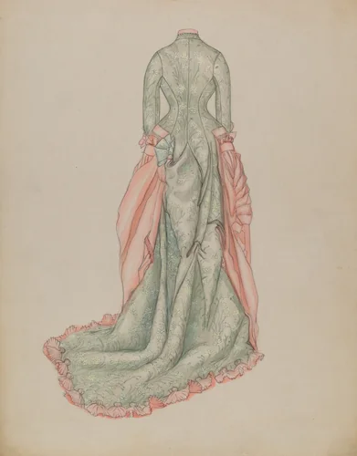 Dress by Marie Mitchell, index of american design, 1936