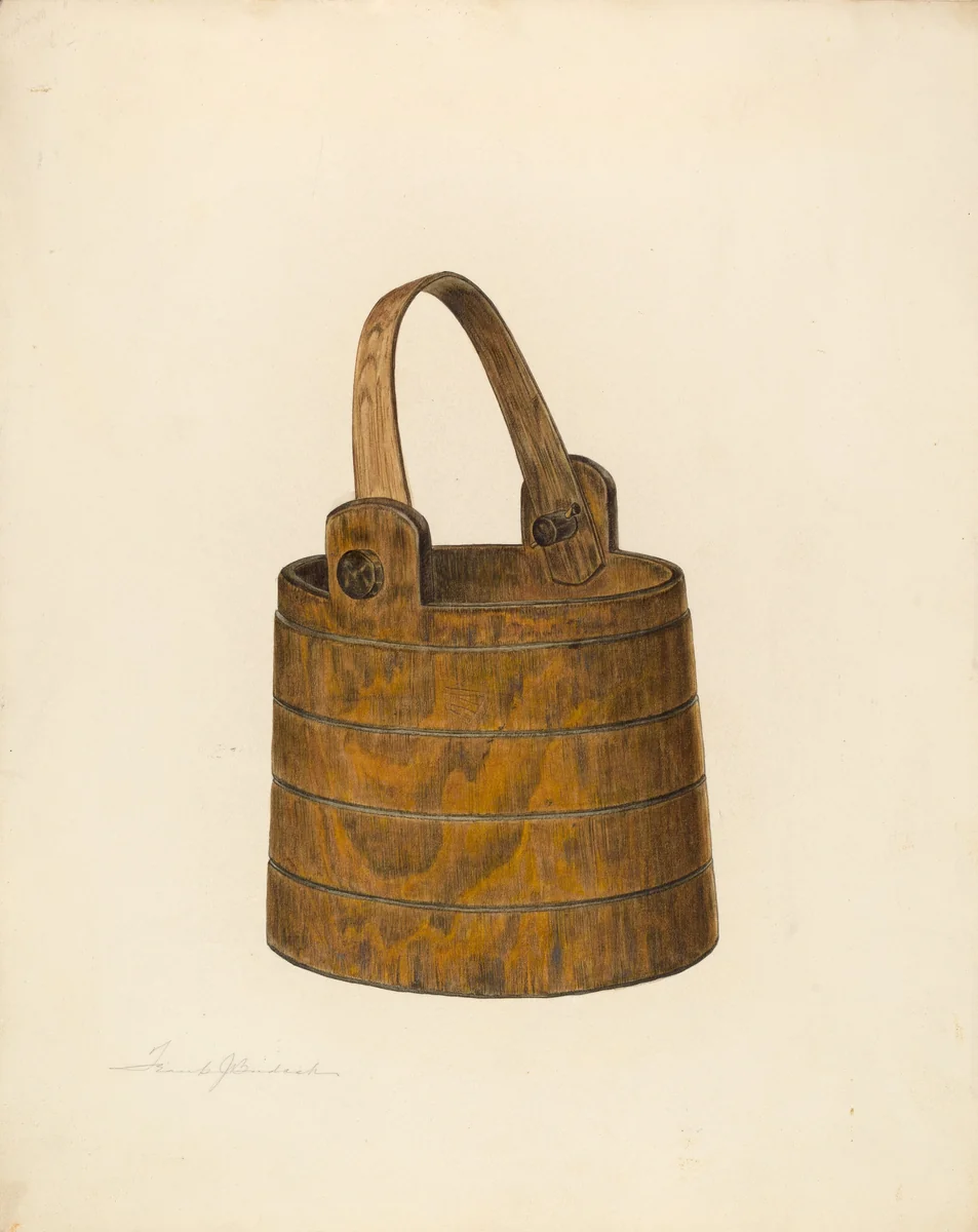 Bucket by Frank Budash, index of american design, 1940