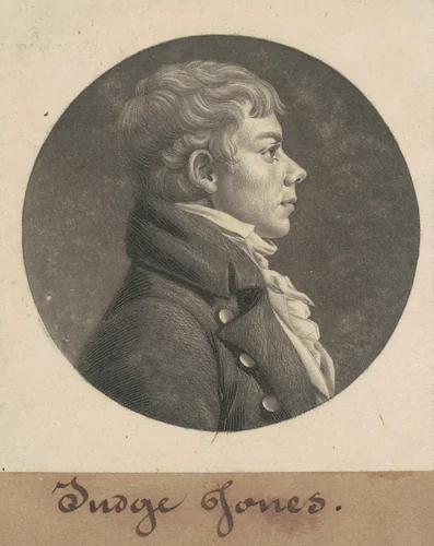 Walter Jones by Charles B. J. Févret de Saint-Mémin, print, 1805