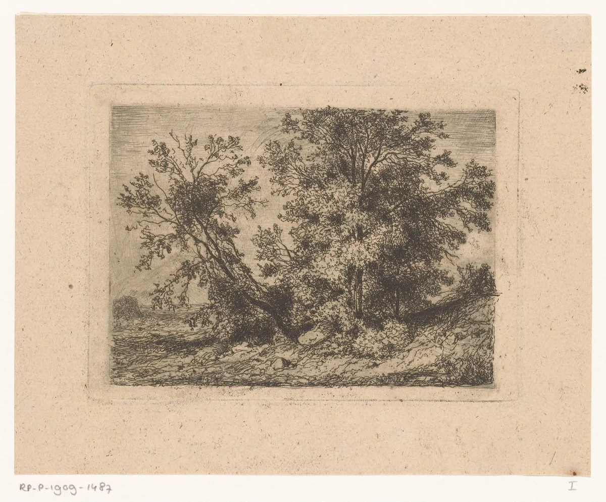 Boompartij by Jean Alexis Achard, print, 1817-1884