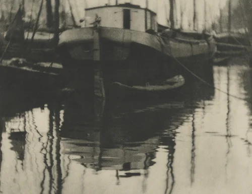 A Canal in Rotterdam by Alvin Langdon Coburn, photograph, 1908
