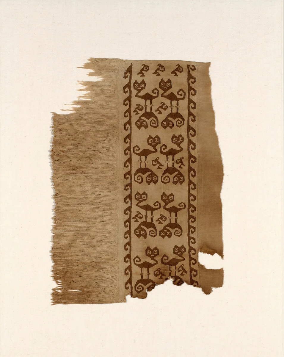Border Fragment by Unidentified Artist, textile, 1000-1476